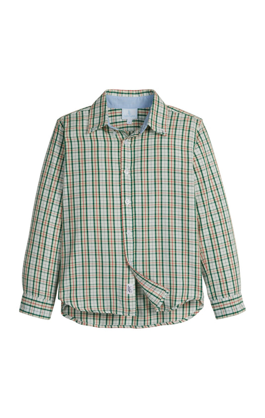 Button Down Shirt - Mistletoe Tartan
