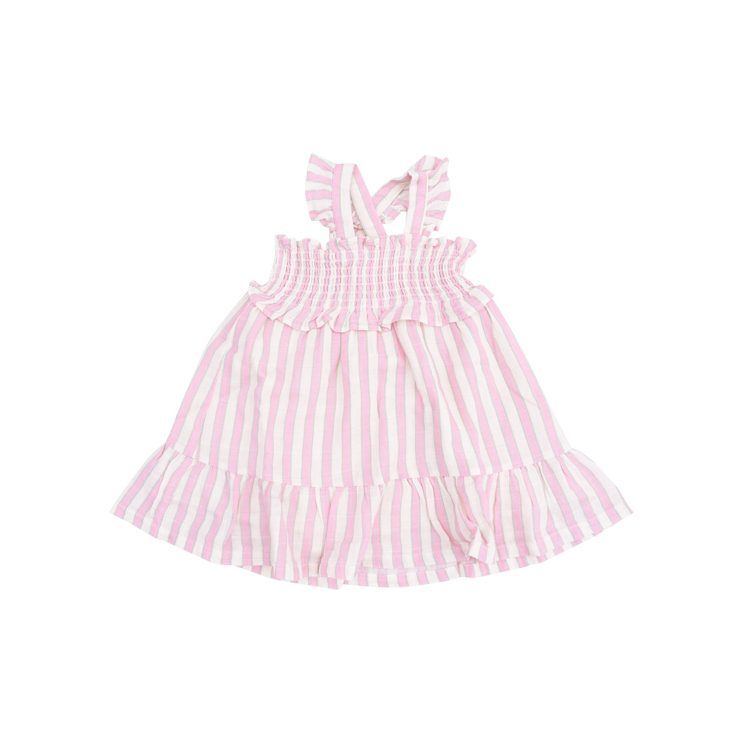 Candy Stripe Muslin Dress