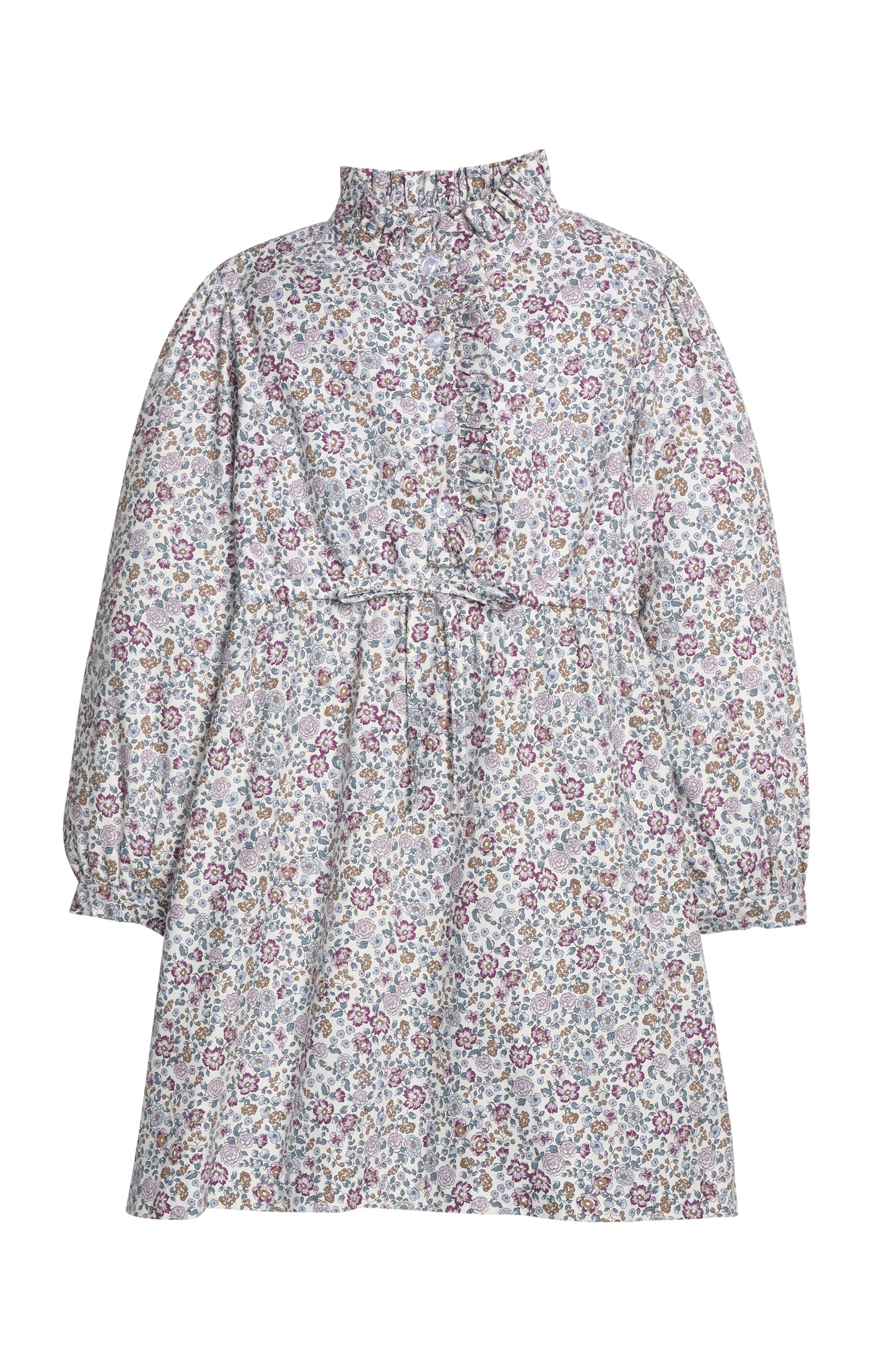 Ruffled Shirt Dress - Margaux Floral
