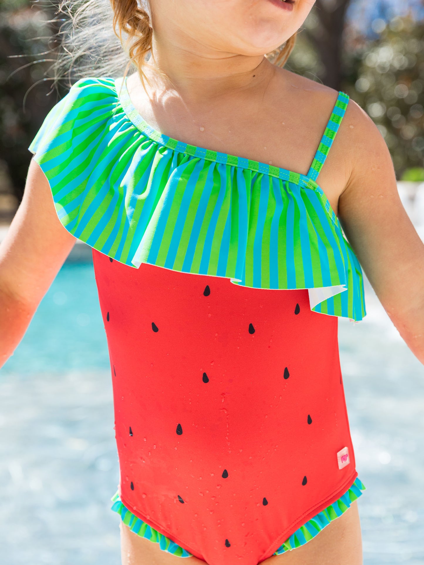Watermelon One Shoulder Swim