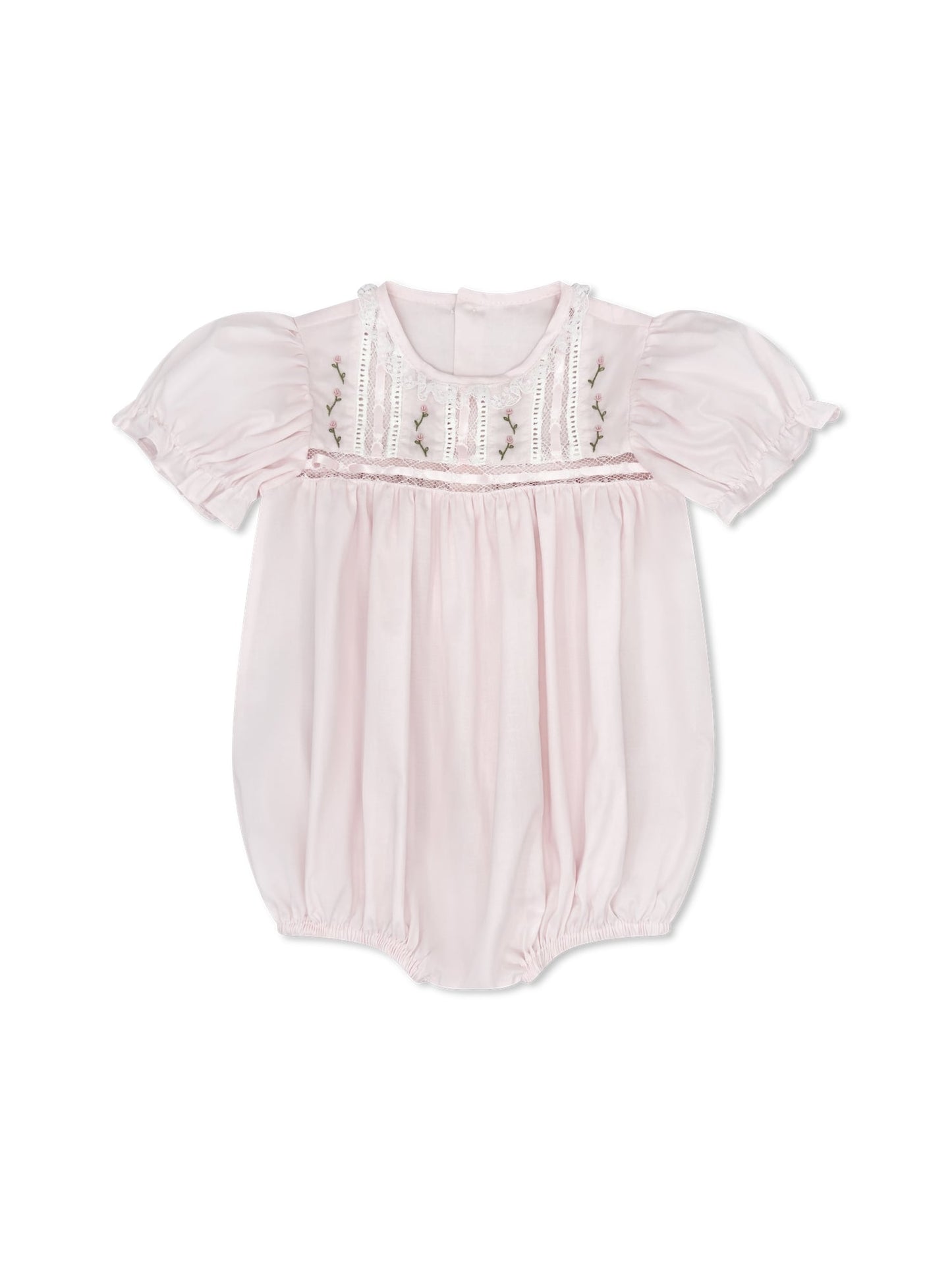 Elizabeth Bubble - Pink/Rose Embroidery
