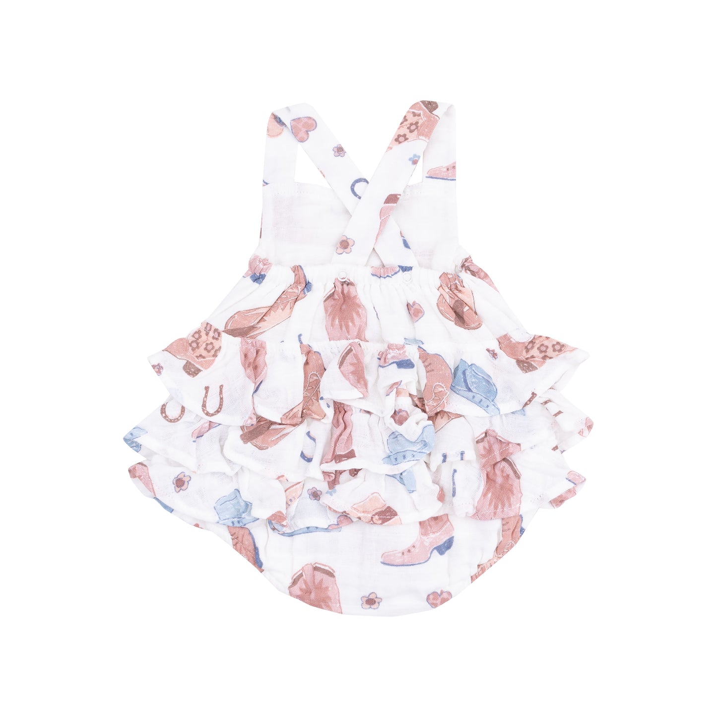 Girl Cowboy Boots Sunsuit