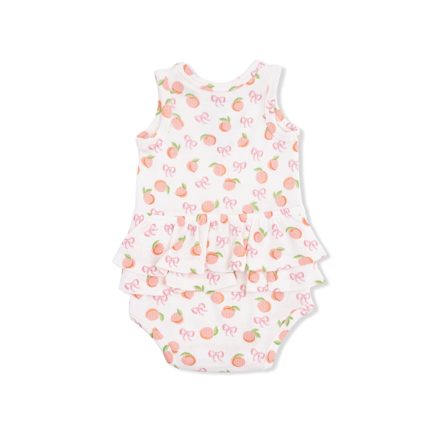 Little Peaches - Ruffle Tank Bodysuit