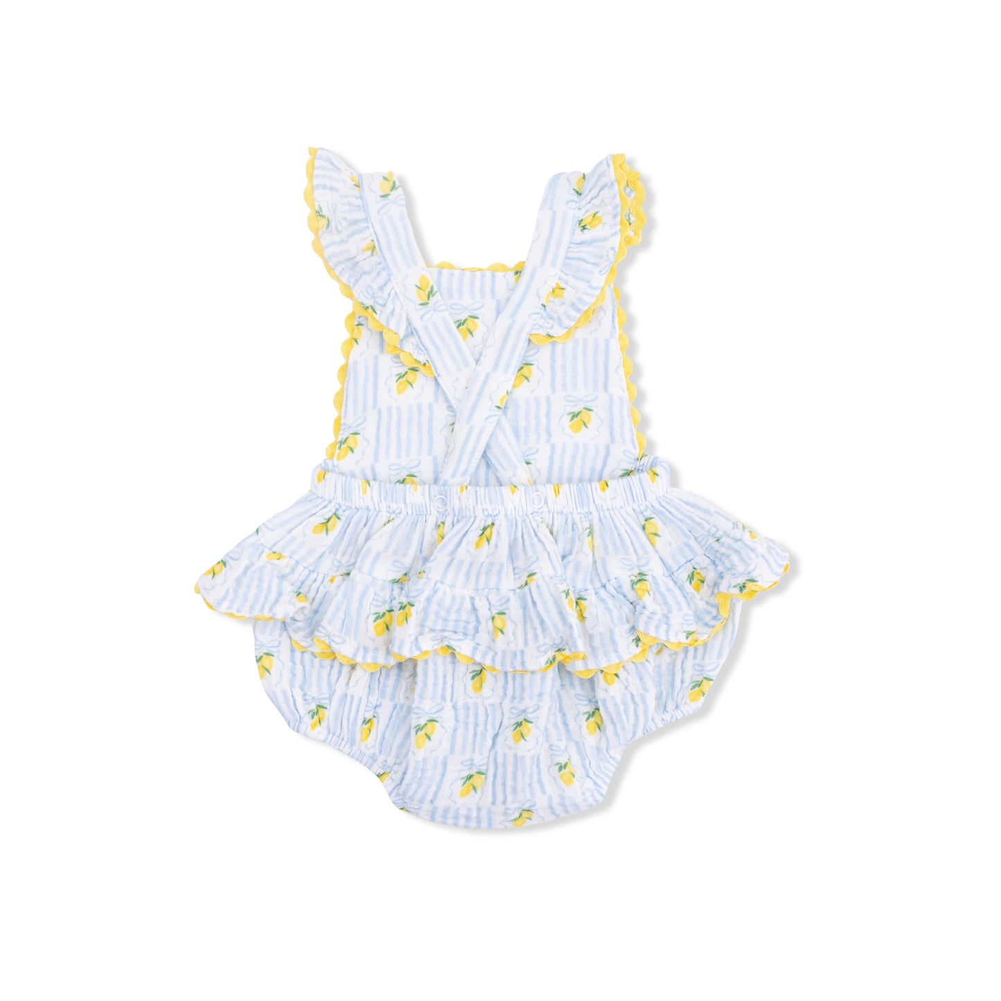 Lovely Lemons - Ric Rac Ruffle Sunsuit