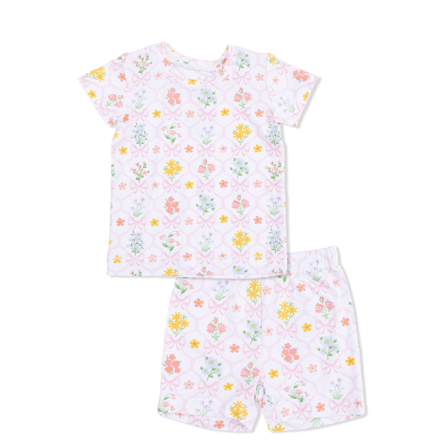 Spring Blooms Bow Trellis Pajama Set