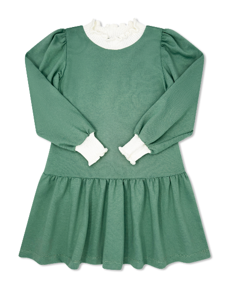 Dorothy Dropwaist Dress - Clover Green