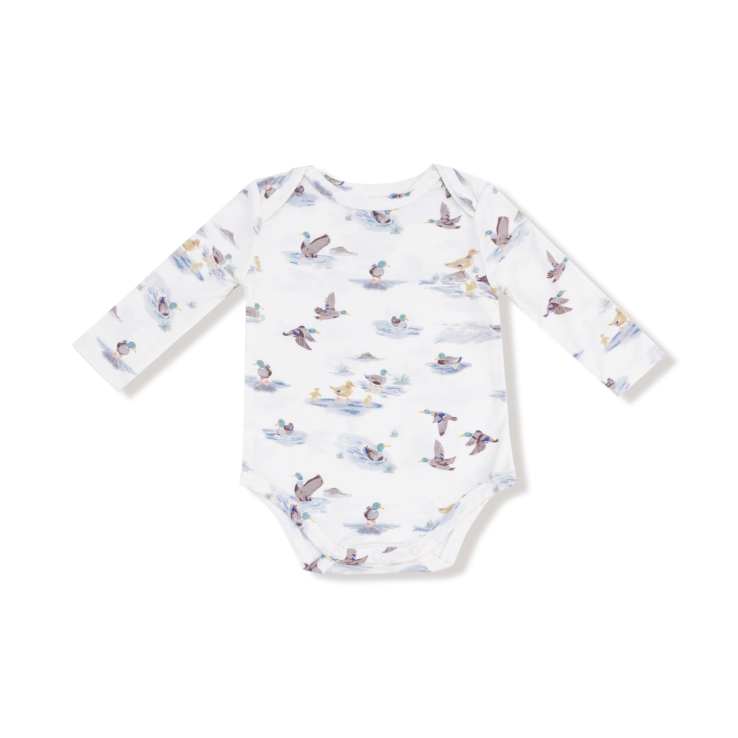 Lap Shoulder Bodysuit - Migrating Mallards