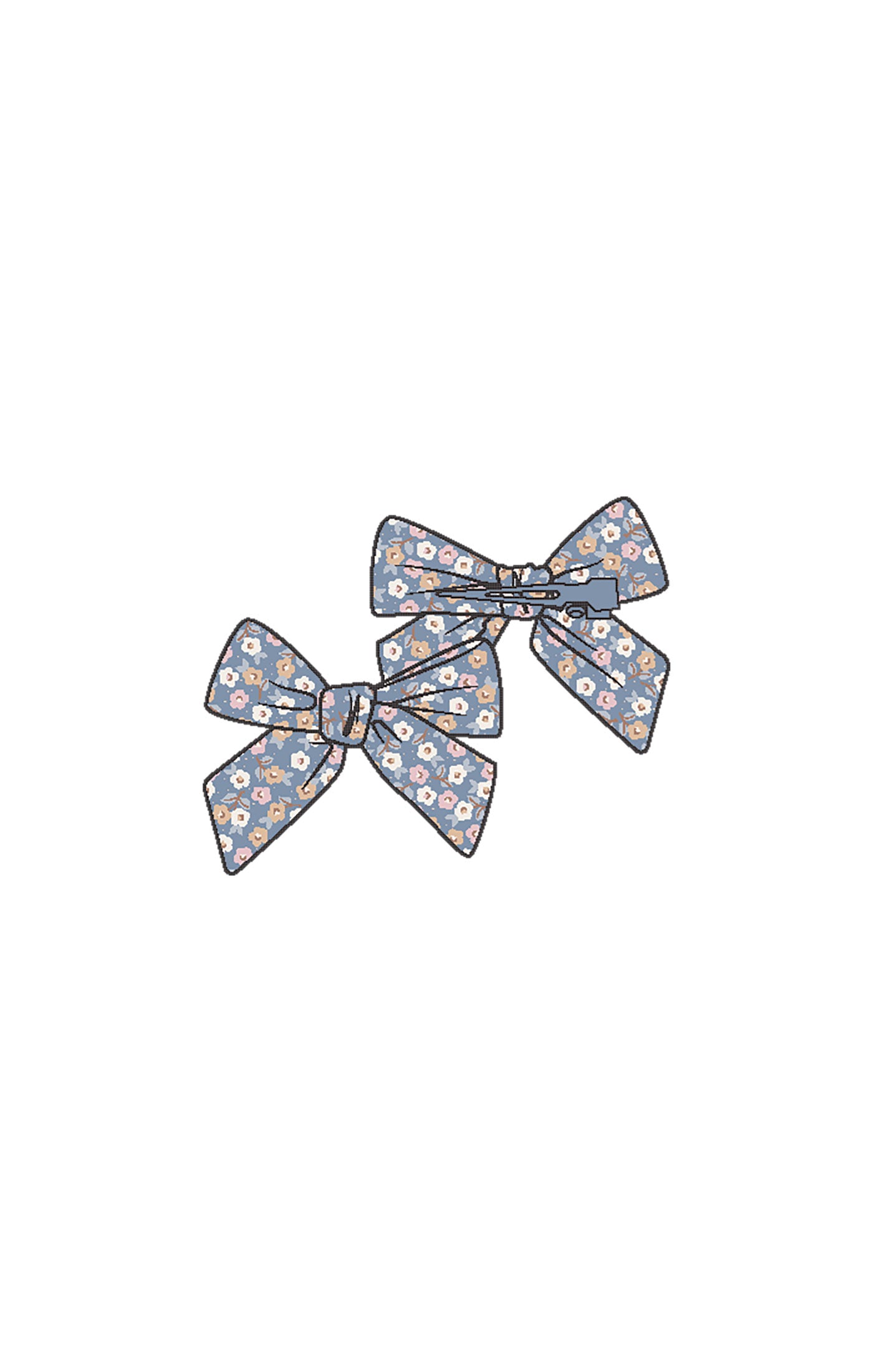 Country Calico 2 Pack Bows