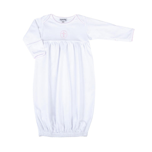 Blessed Embroidered Gown - Pink