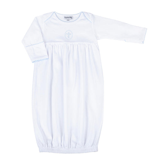 Blessed Embroidered Gown - Blue