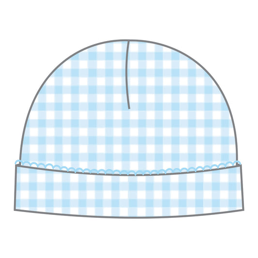 Mini Checks Hat - Blue