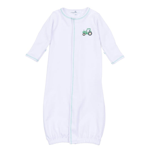 Lil' Green Tractor Green Embroidered Converter