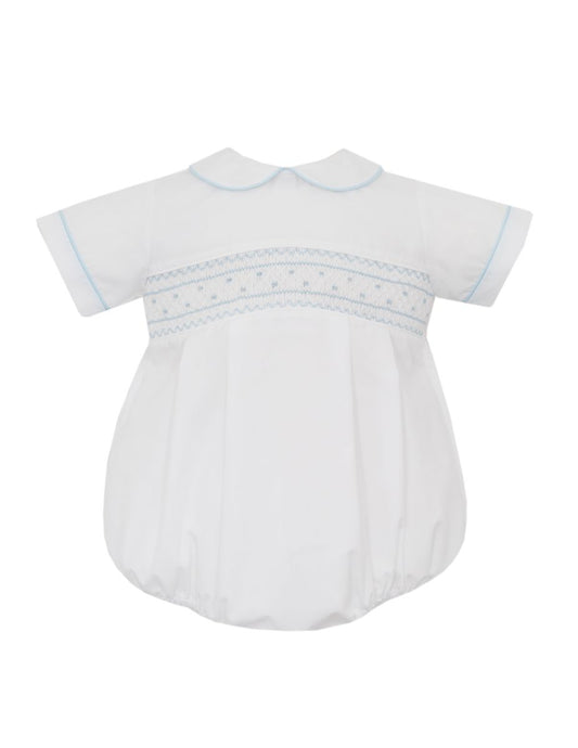 FRANCESCO - White poplin boy's bubble