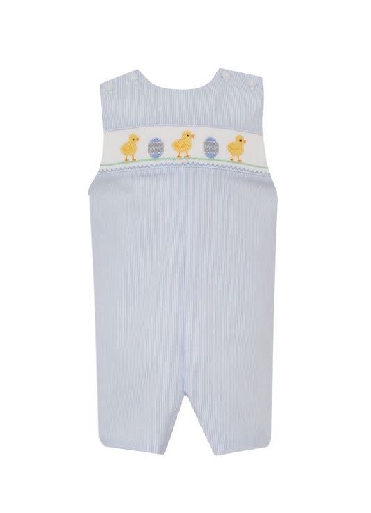 EASTER CHICKS BOY´S - Lt.Blue tiny stripe boy's jon jon