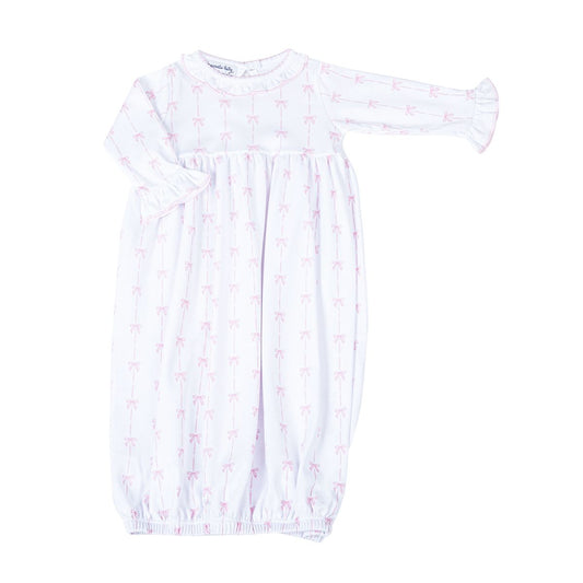 Amelia's Classics Pink Ruffle Gathered Gown