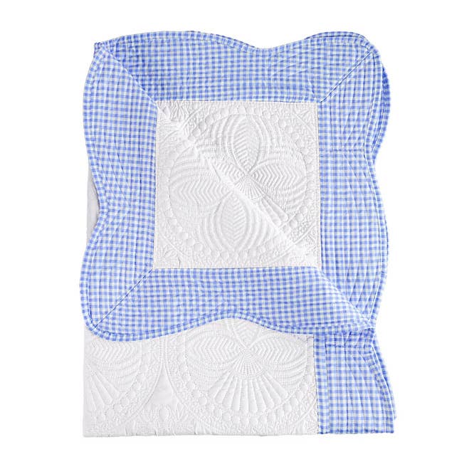 Heirloom Quilt - Baby Quilt Blanket Monogram