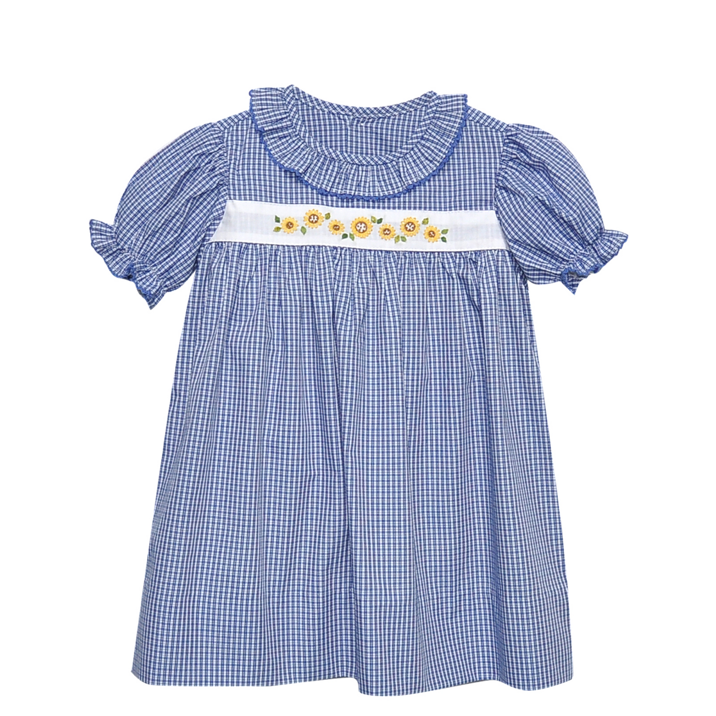 Bryn Dress - Royal Blue Sunflower