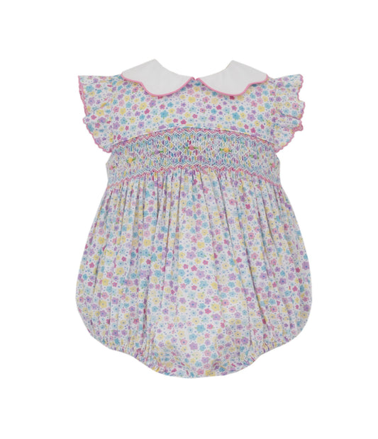 CHLOE - Multi color floral sleeveless bubble