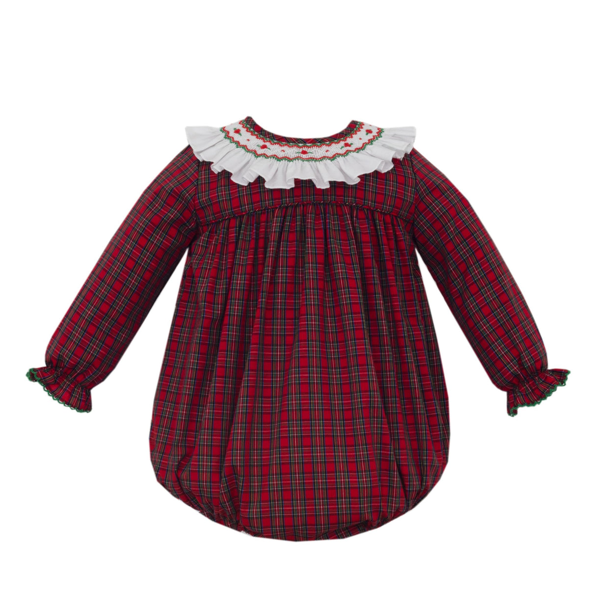 Catherine Red Plaid Bubble