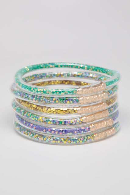 Mardi Gras Confetti Bracelets