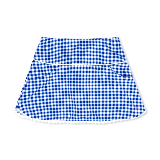 Tiffany Skort - resort royal gingham