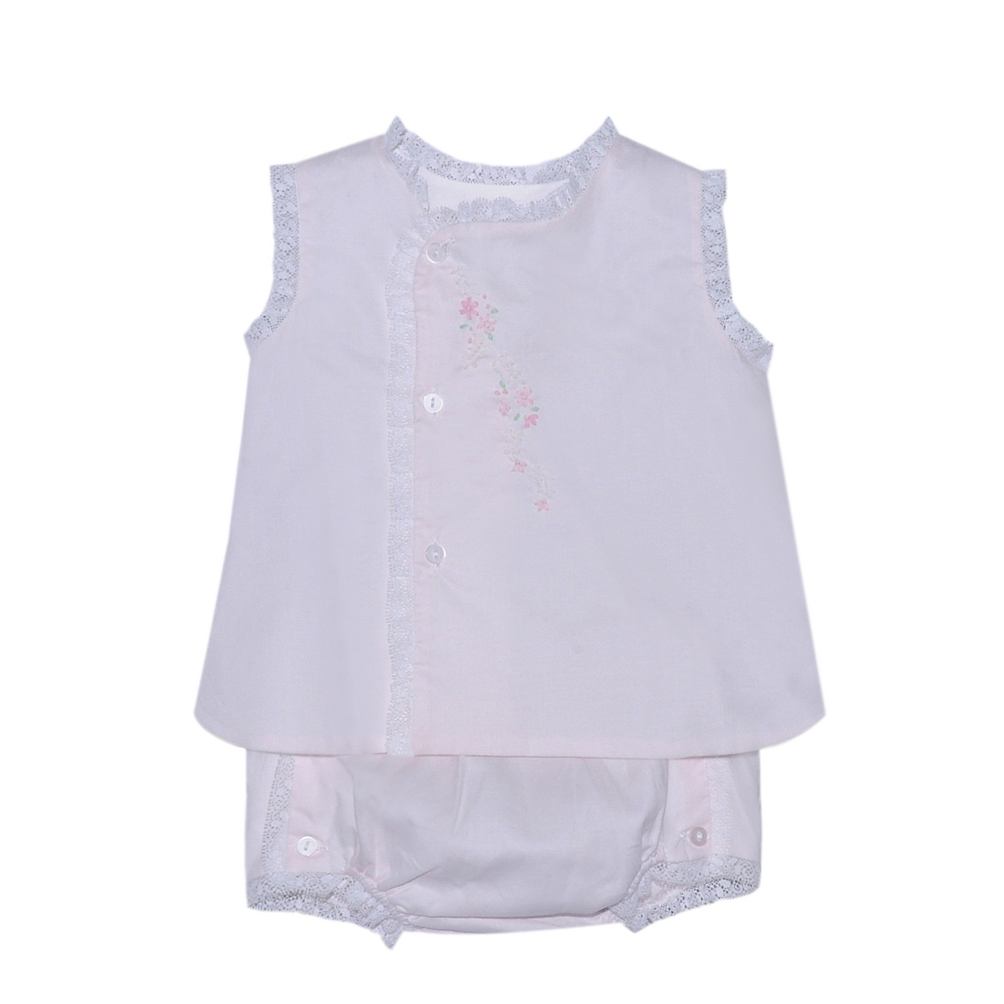 Blanche Diaper Set - Pink