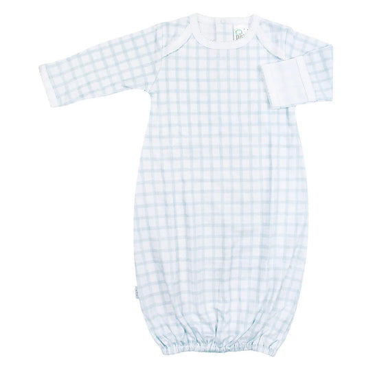 Paty Gingham Gown - Blue