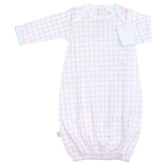 Paty Gingham Gown - Pink