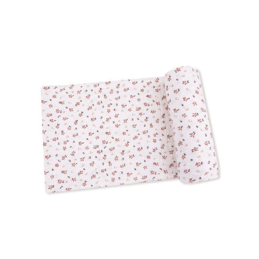 Carrie Floral Muslin Swaddle Blanket