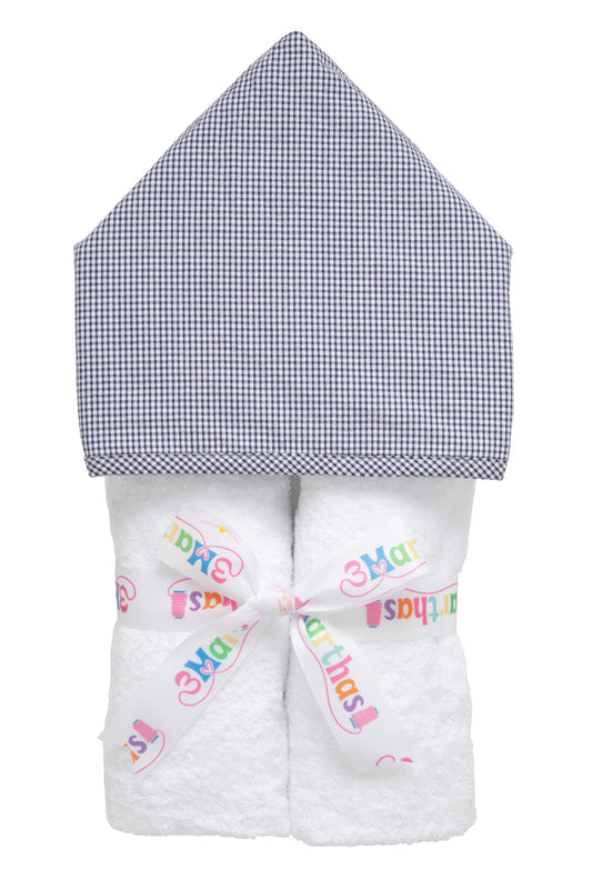 Everykid Towel - Navy Check