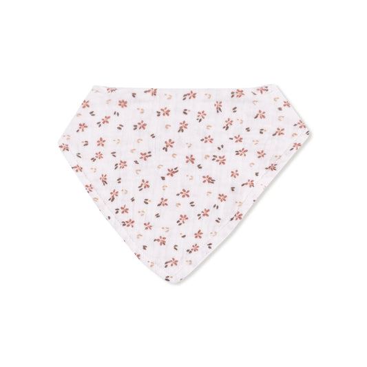 Bandana Bib - Carrie Floral Muslin