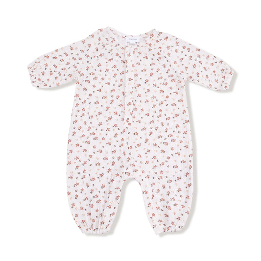 Carrie Floral Peasant Romper