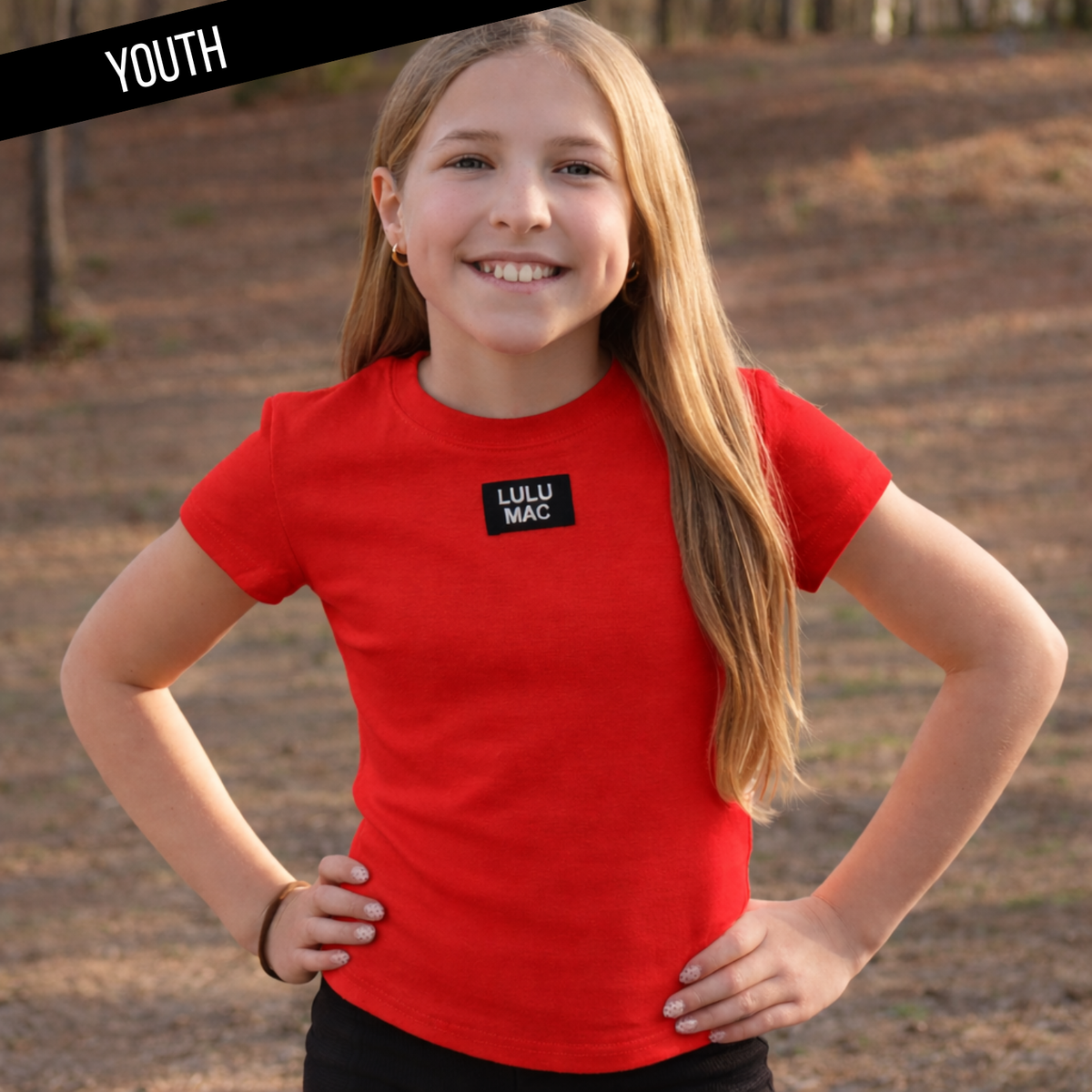 Youth Baby Doll Top - Red