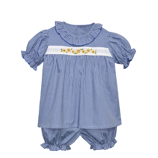 Bryn Bloomer Set - Royal Blue Sunflower