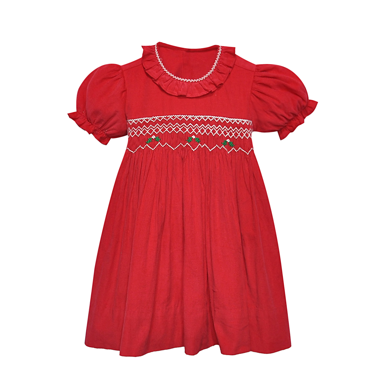Juliette Dress - Red Cord Hollies