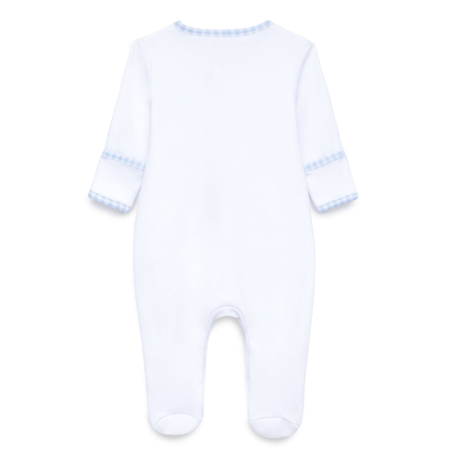 Silly Goose Footie - Light Blue