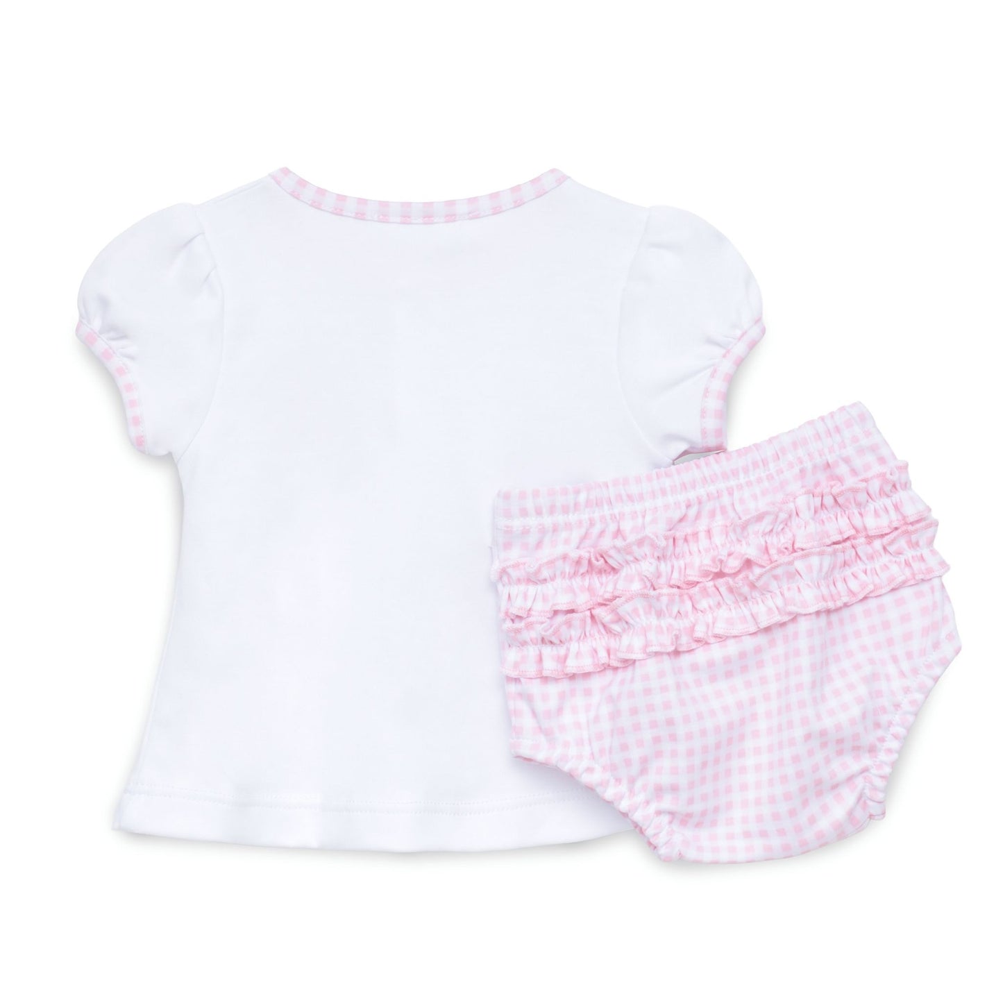 Silly Goose Diaper Cover Set - Pink