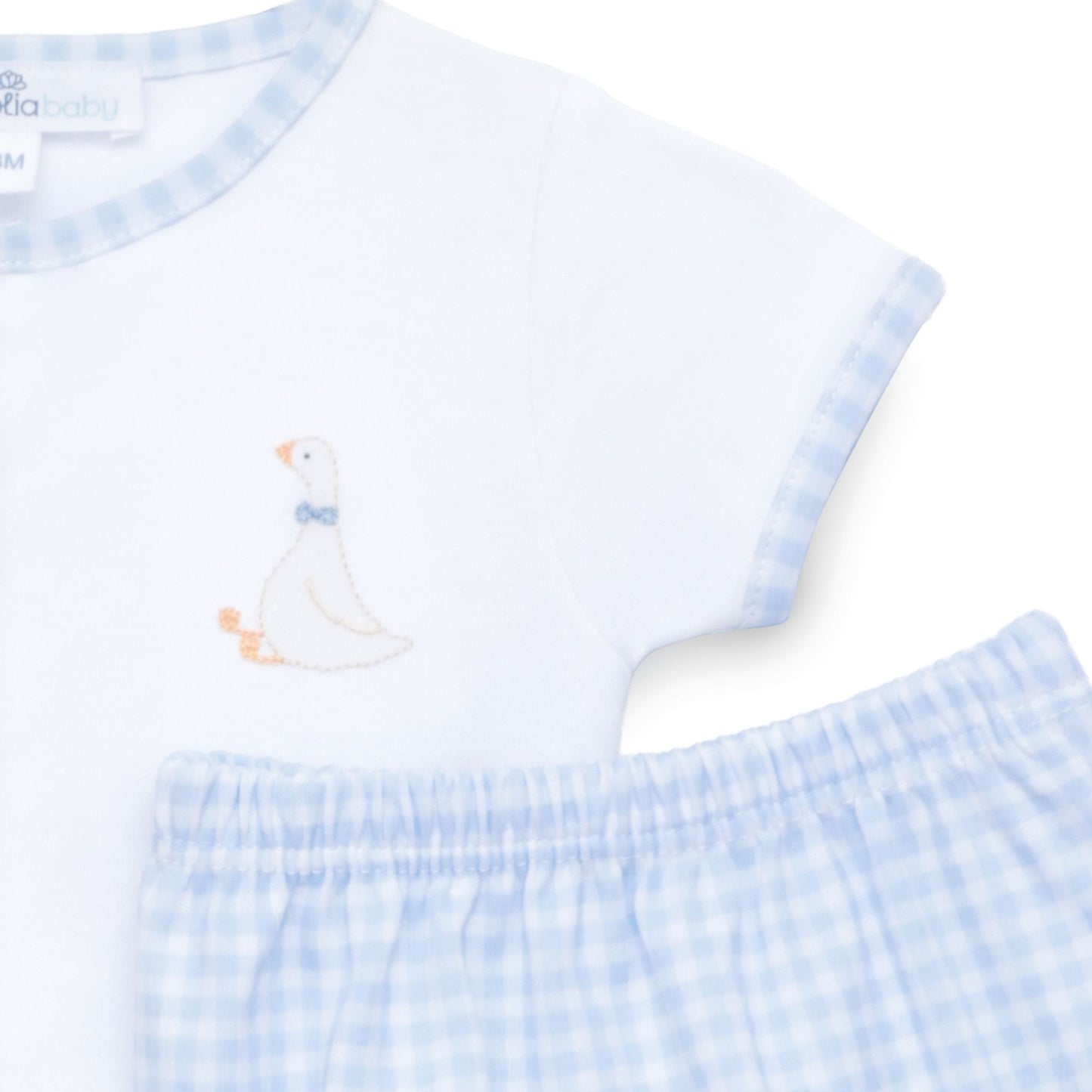 Silly Goose Diaper Cover Set - Light Blue