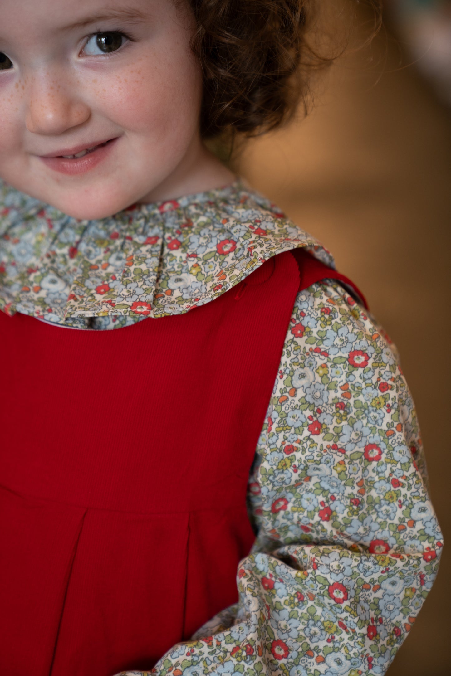 Matilda Green & Blue Floral Jumper