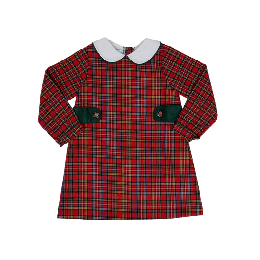 Oaklyn Red Tartan Dress