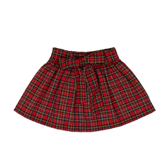 Lacey Red Tartan Skirt