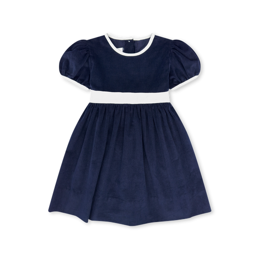 High Point Navy Cord Ashley Dress