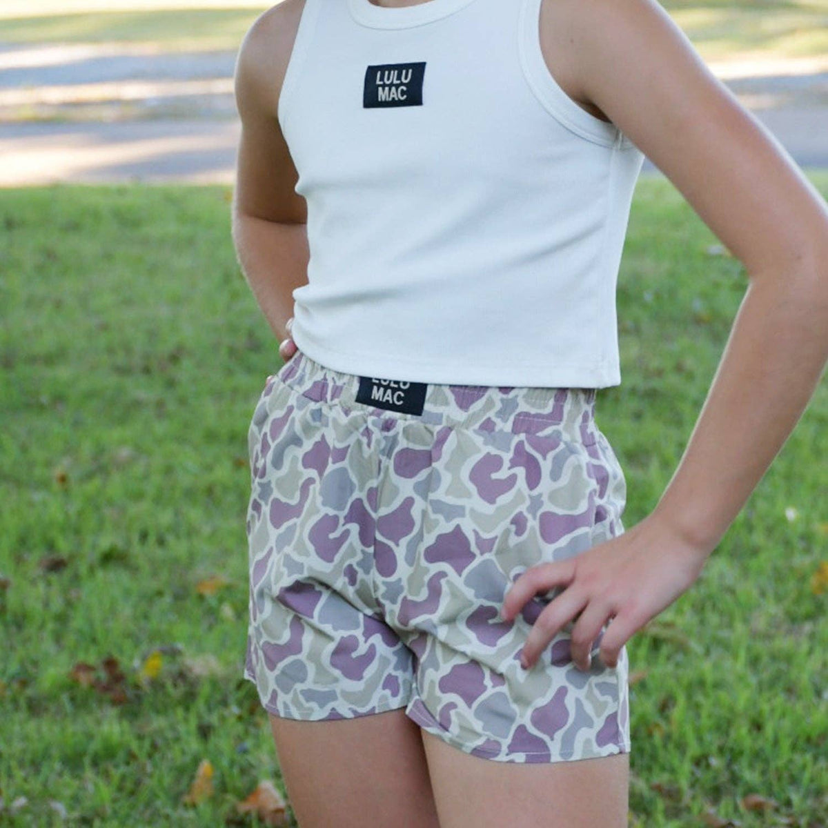 Light Camo Youth Short