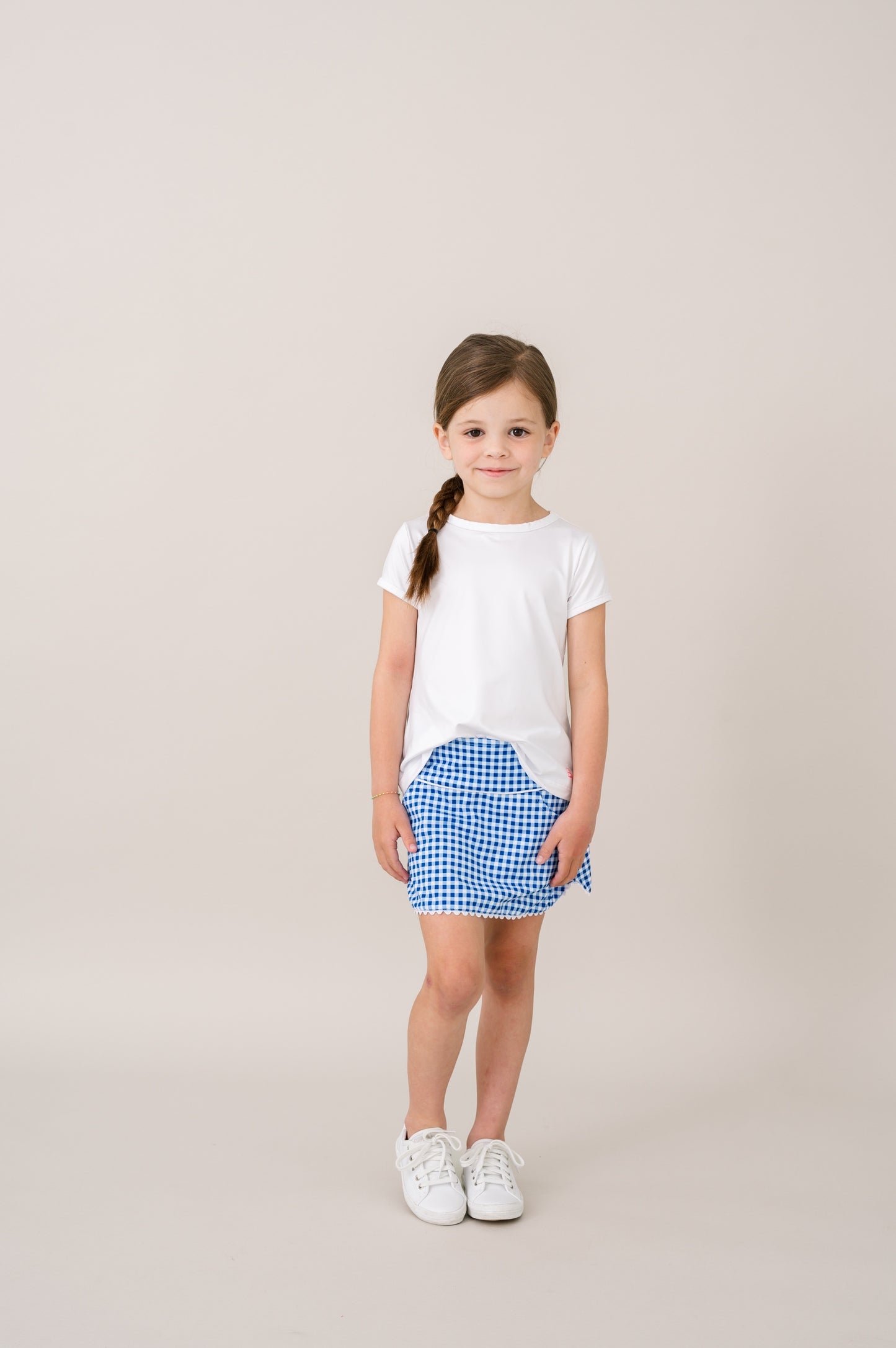 Tiffany Skort - resort royal gingham