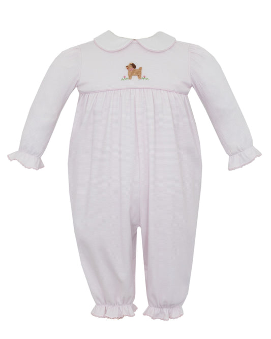 Girl Crochet Puppy Romper