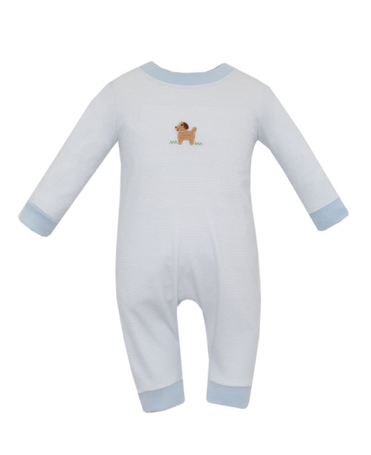 Boy Crochet Puppy Romper