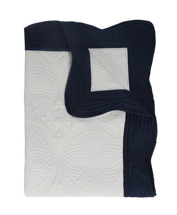 Heirloom Quilt - Baby Quilt Blanket Monogram