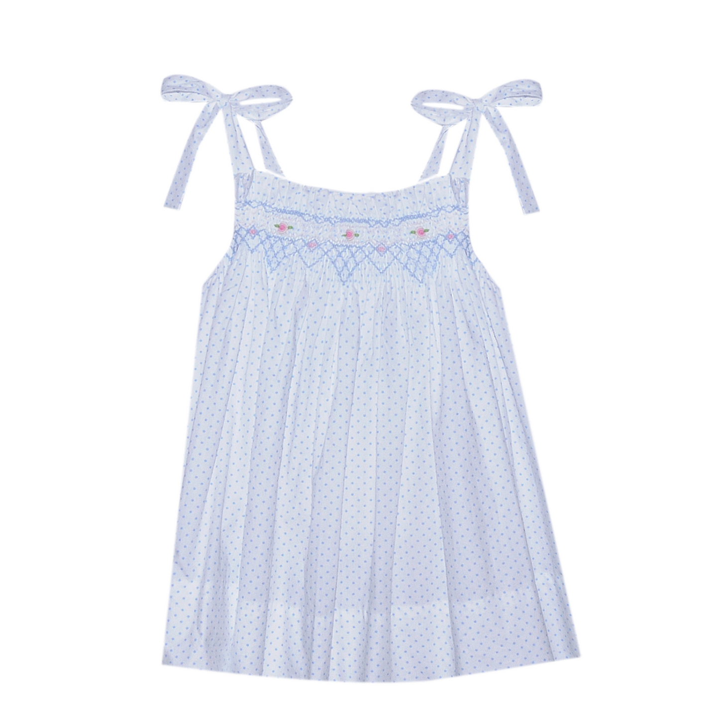 Vivian Sundress - Blue Dot