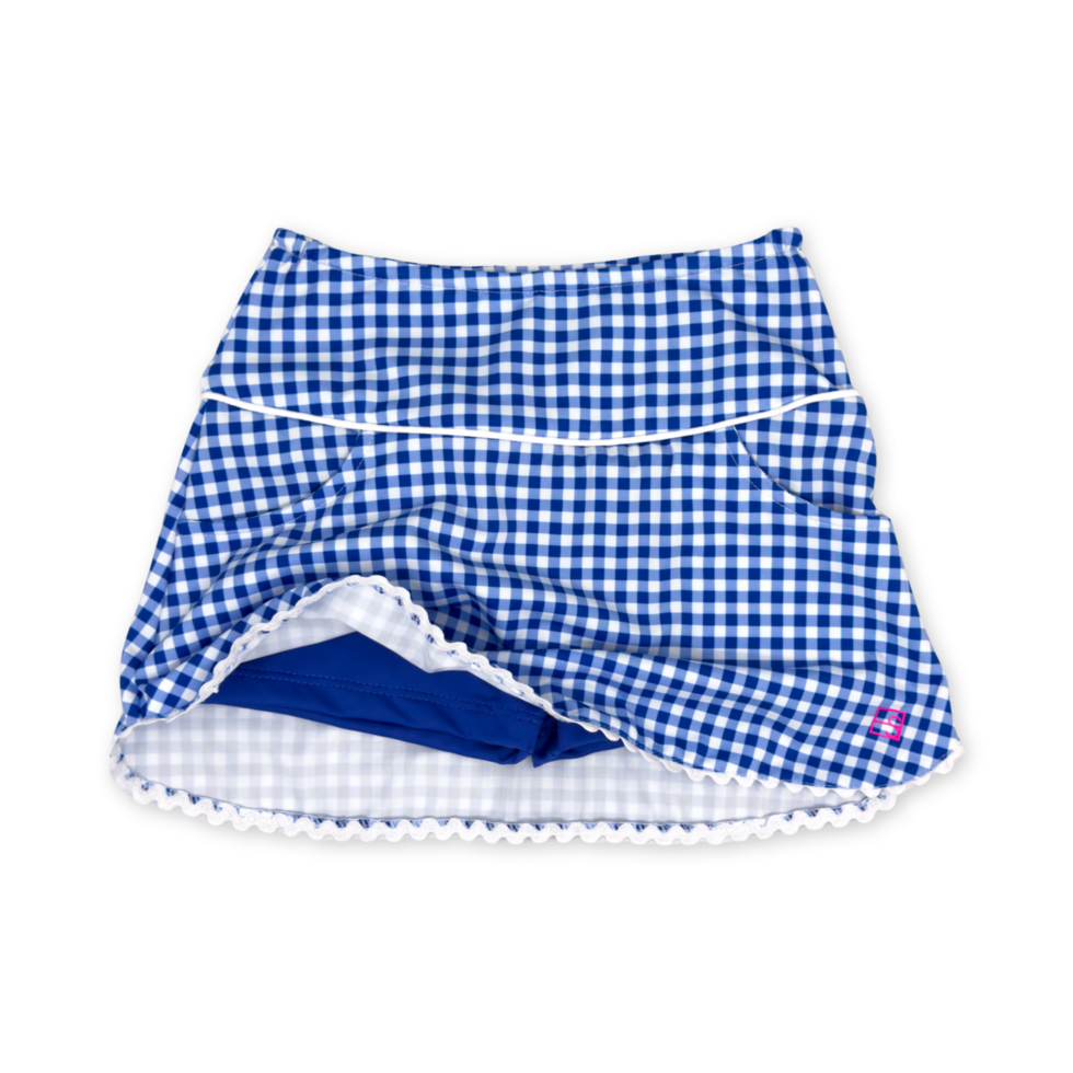 Tiffany Skort - resort royal gingham