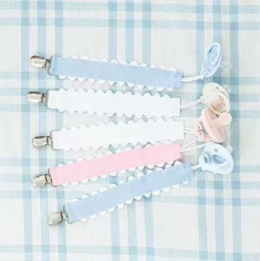 Pacifier Clip, Monogram-able Assorted Colors
